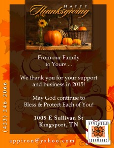 November - Happy Thanksgiving Flyer